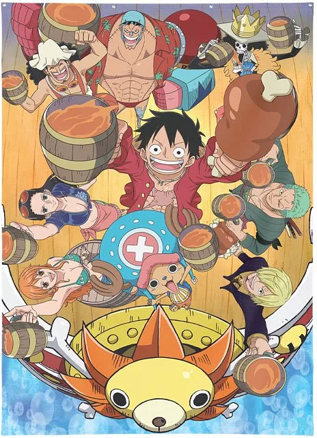 Wall Decor One Piece Crew 125x85cm