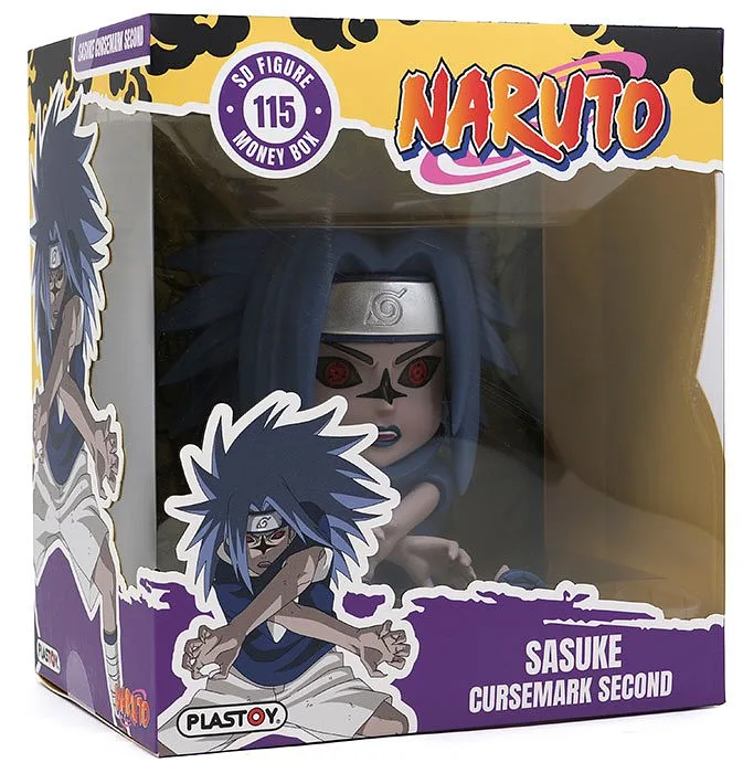 PLASTOY Salvadanaio Naruto Sasuke Cursemark Second