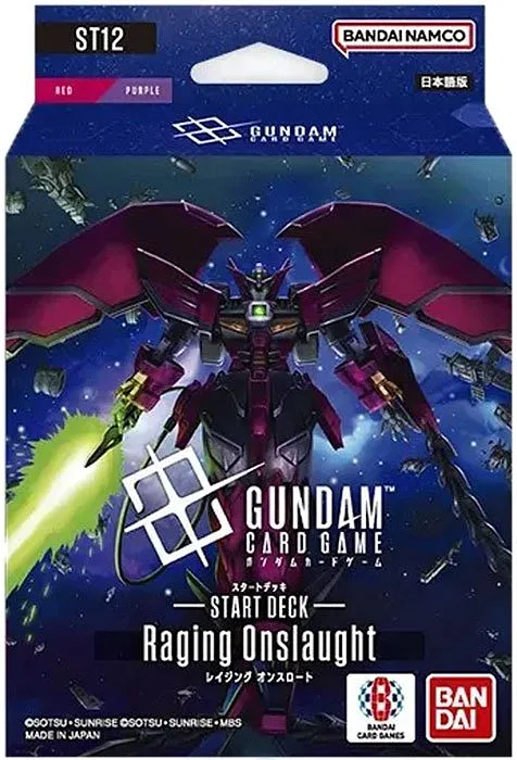 Gundam ENG Card Game Raging Onslaught ST12 1 Mazzo