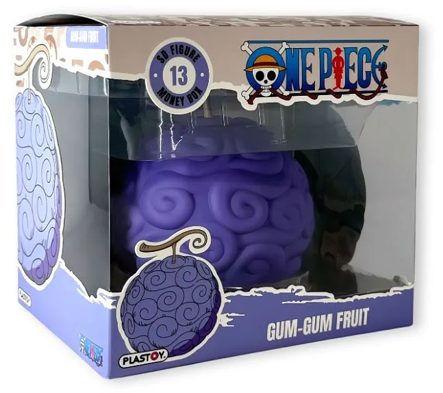 PLASTOY Salvadanaio One Piece Devil Fruit Gomu Gomu