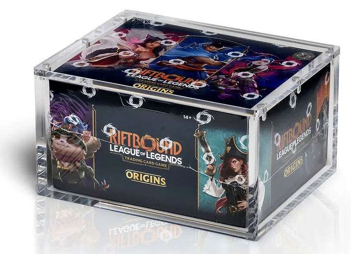 Boîte Acrylique Protection Riftbound League Of Legends Box