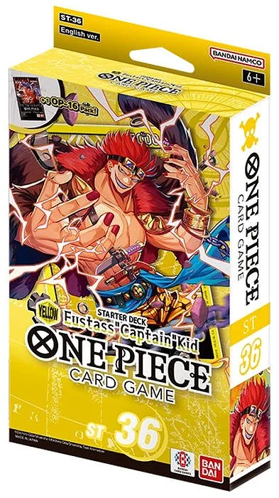 One Piece ENG Starter Deck Yellow Eustass Kid ST-36 1 Mazzo