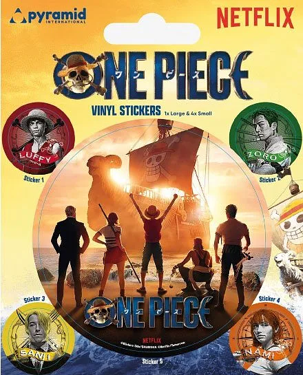 Adesivi One Piece Live Action Crew