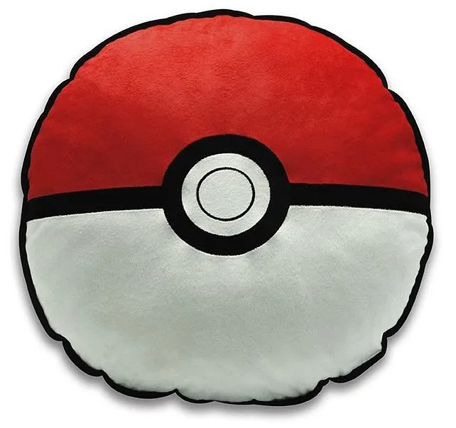 Cuscino Pokemon Poke Ball 3D 30cm