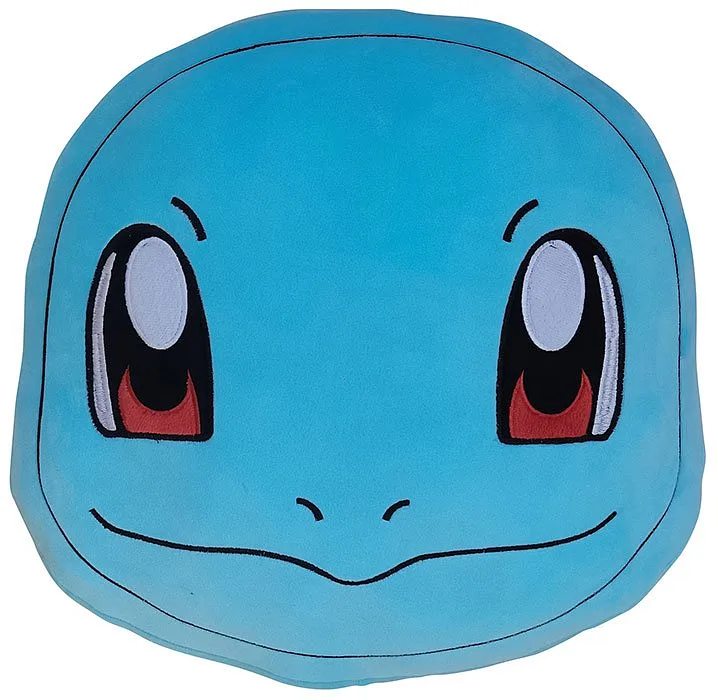 Cuscino Pokemon Squirtle Face 3D
