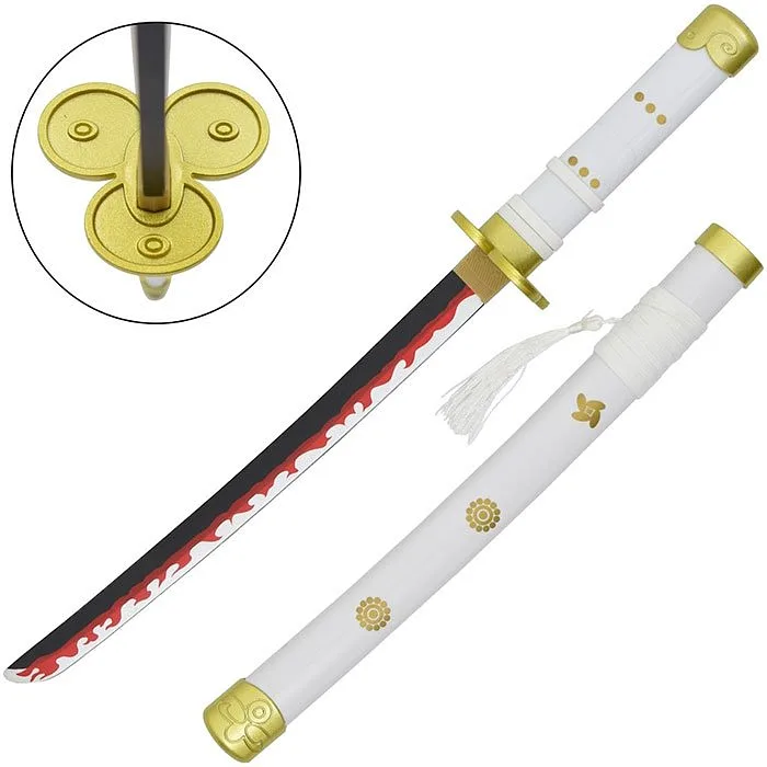 Katana Mini Bamboo One Piece Enma Roronoa Zoro Bianca