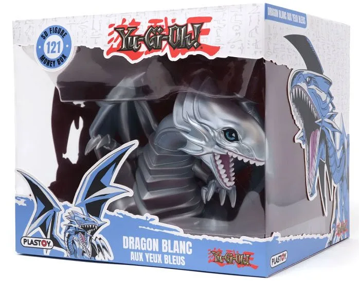 PLASTOY Salvadanaio Yu-Gi-Oh! Drago Bianco Occhi Blu