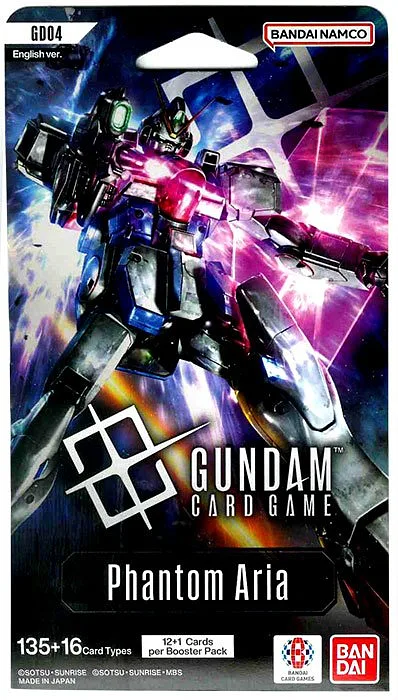 Gundam ENG Card Game Phantom Aria GD04 1 Busta Blister