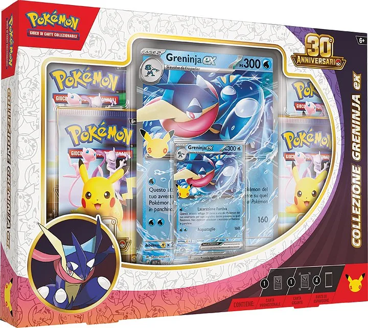 Pokemon ITA 30th Anniversario Collezione Greninja & Sylveon