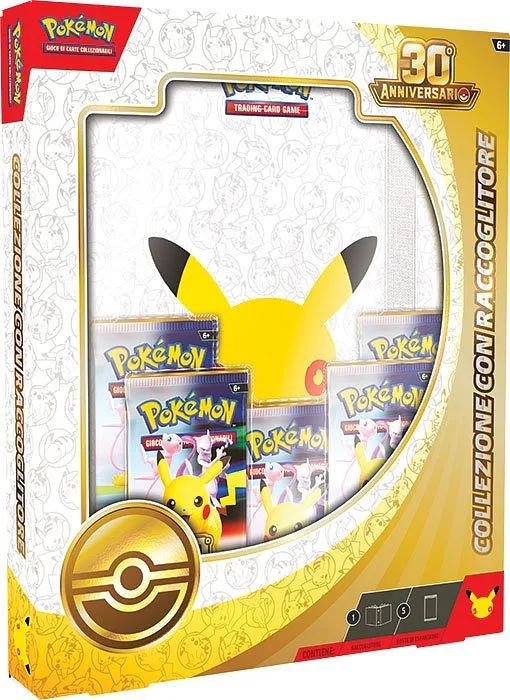 Pokemon ITA 30th Anniversario Collezione con Raccoglitore