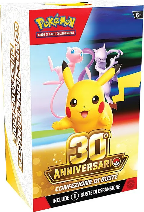 Pokemon ITA 30th Anniversario Bundle 6 Buste
