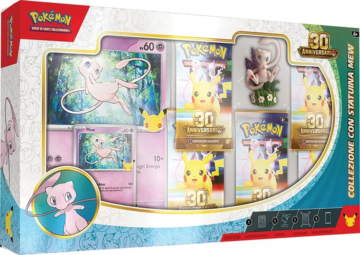 Pokemon ITA 30th Anniversario Collezione con Mew & Mewtwo