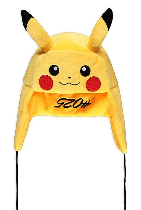 Casquette Trapper Hat Pokemon Pikachu #025 Peluche 56cm