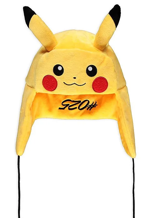 Casquette Trapper Hat Pokemon Pikachu #025 Peluche 58cm