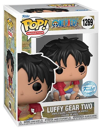 FUNKO POP One Piece Monkey D.Luffy Gear 2 w/Chase 1269