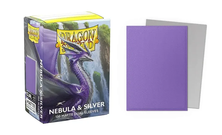 SOBRES PROTECTORAS ESTÁNDAR DE 100 - DUAL MATTE NEBULA & SILVER (AT-15075)