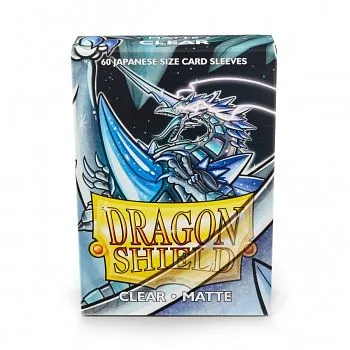 DRAGON SHIELD BUSTE PROTETTIVE MINI JAPANESE DA 60 - MATTE CLEAR AT-11101