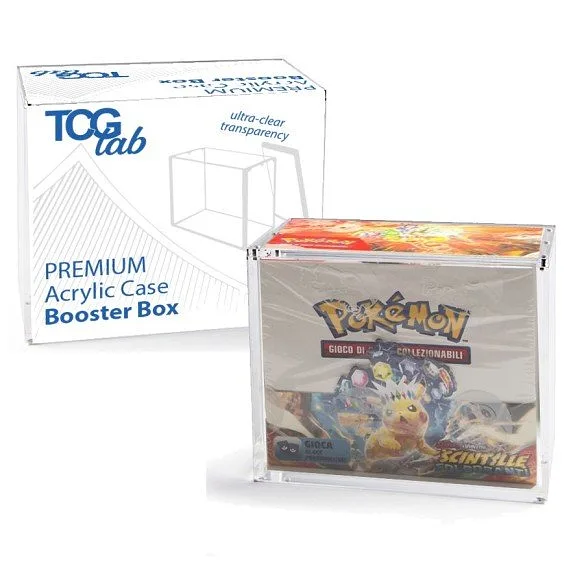 TCGLAB - PREMIUM CASE MAGNETICO N50 ULTRA TRASPARENTE - BOOSTER PK - (TL034)