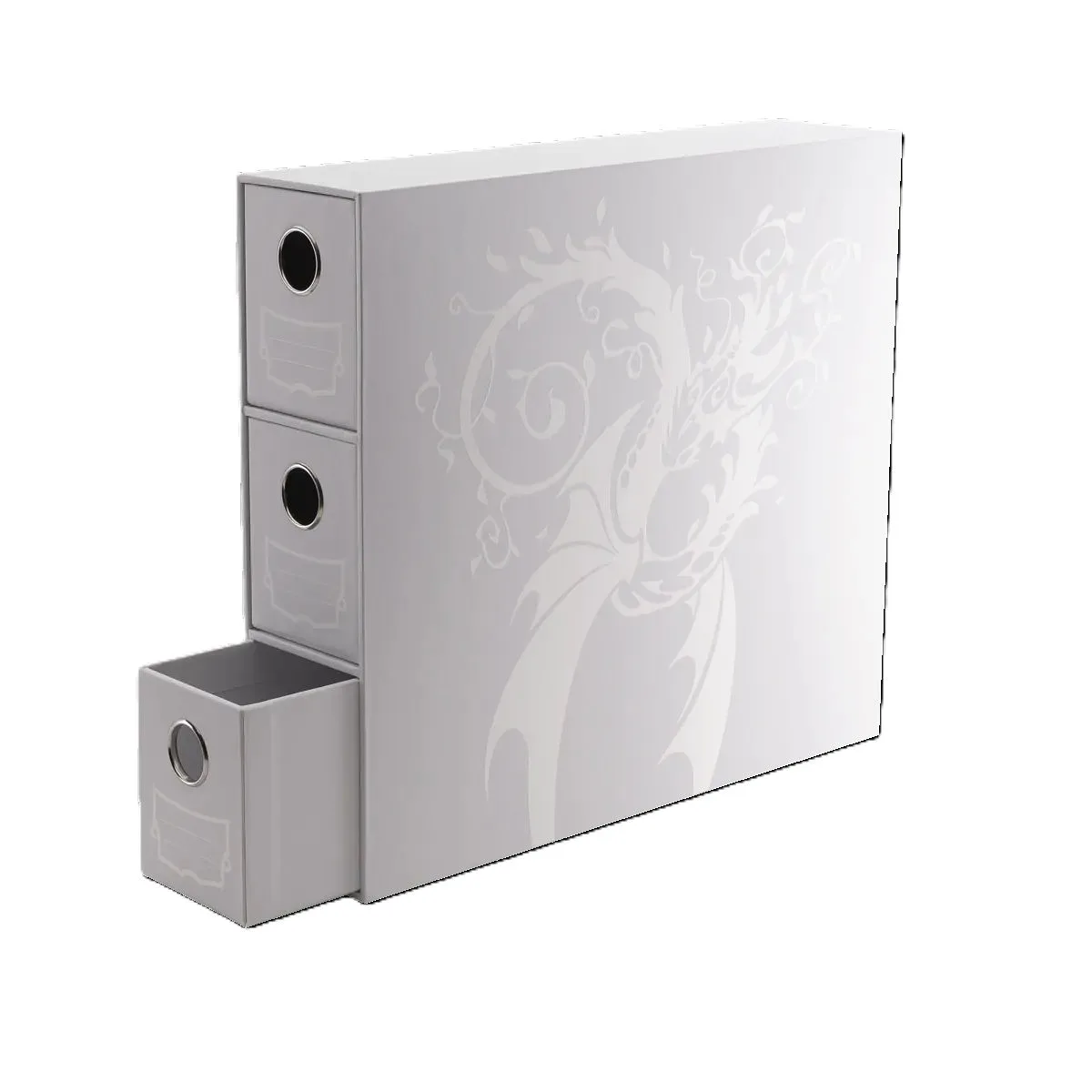 DS CARD STORAGE - FORTRESS VERTICAL 3XL - WHITE - (AT-33703)