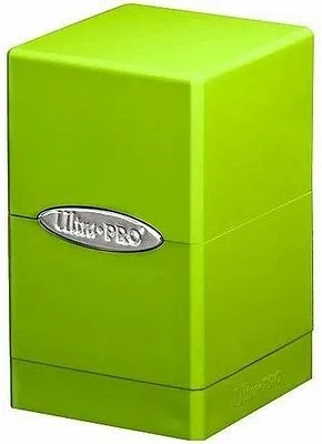 E-84179 SATIN TOWER LIME GREEN DECK BOX