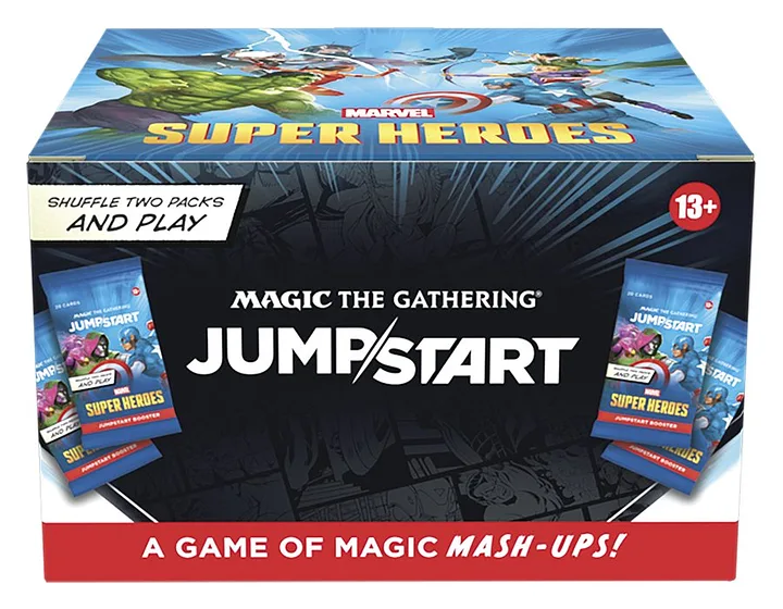 MAGIC - UNIVERSES BEYOND - MARVEL SUPERHEROES - JUMPSTART BOOSTER DISPLAY - (24 Boosters) - ANGLAIS