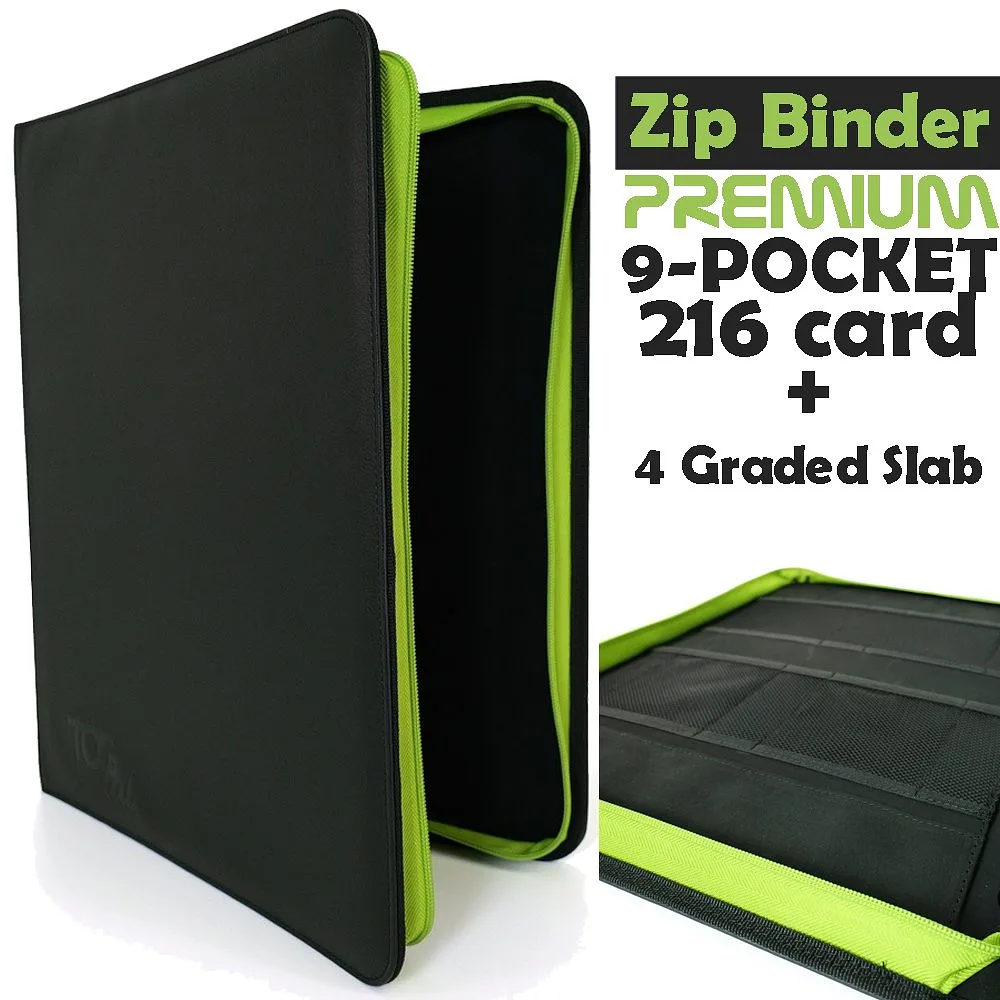 TCGLAB - ALBUM PREMIUM PER TOPLOADER 9 TASCHE - BLACK