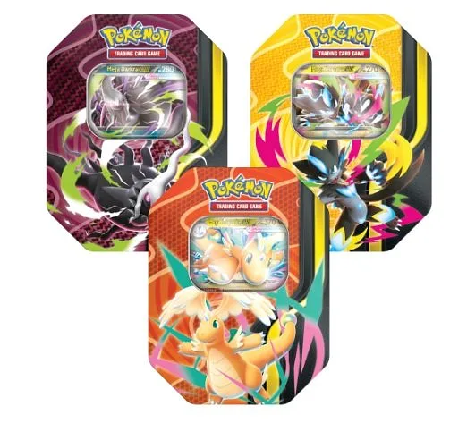 POKEMON - TIN DA COLLEZIONE MEGAFORZE - (CASSA 6 PZ) COD: 10411