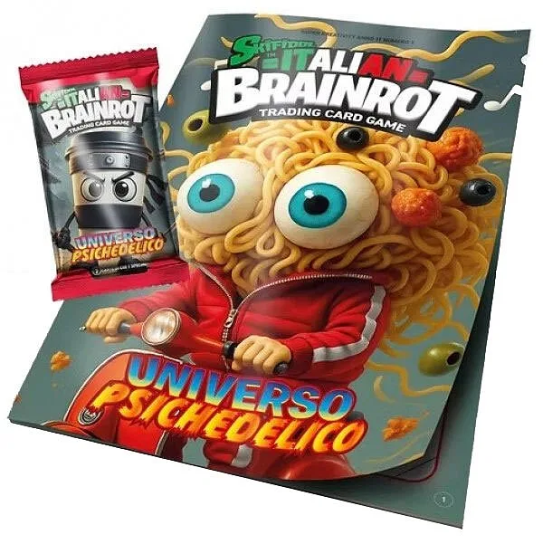 Skifidol BRAINROT Universo Psiche. Album + 1 Sobre (7 Tarjetas)