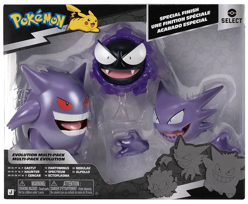 Pokemon Select Evolution 3pz Gengar Gastly Haunter