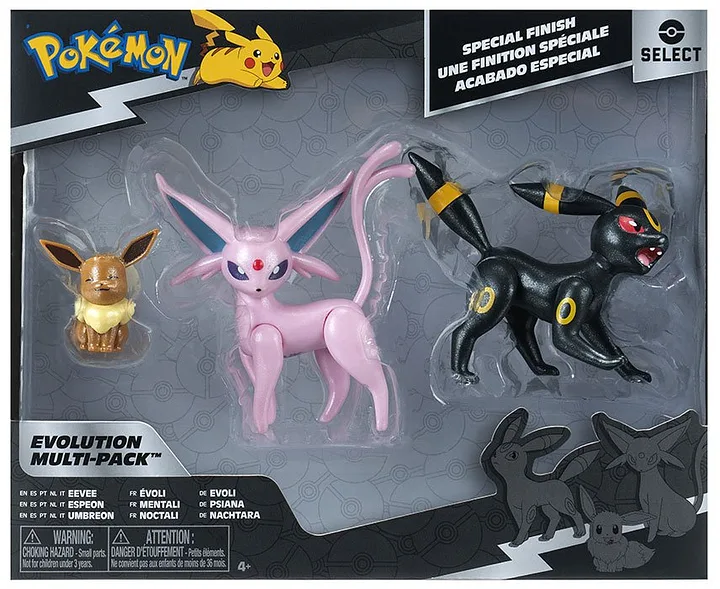 Pokemon Select Evolution 3pz Eevee Umbreon Espeon