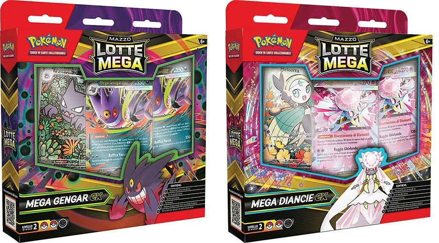 Pokemon ITA Deck de Combat Mega Gengar Ex / Diancie Ex