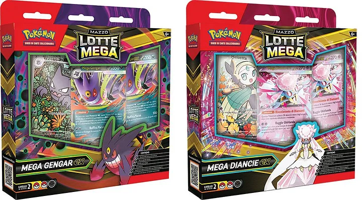 Pokemon ITA Deck de Combat Mega Gengar Ex / Diancie Ex