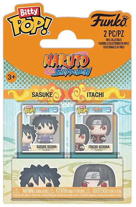 FUNKO BITTY POP 2 Pack Naruto Shippuden Sasuke & Itachi