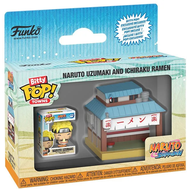 FUNKO BITTY POP Town Naruto Uzumaki and Ichiraku Ramen