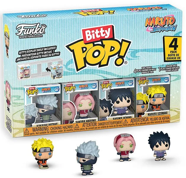 FUNKO BITTY POP 4 Pack Naruto Shippuden Kakashi Hatake