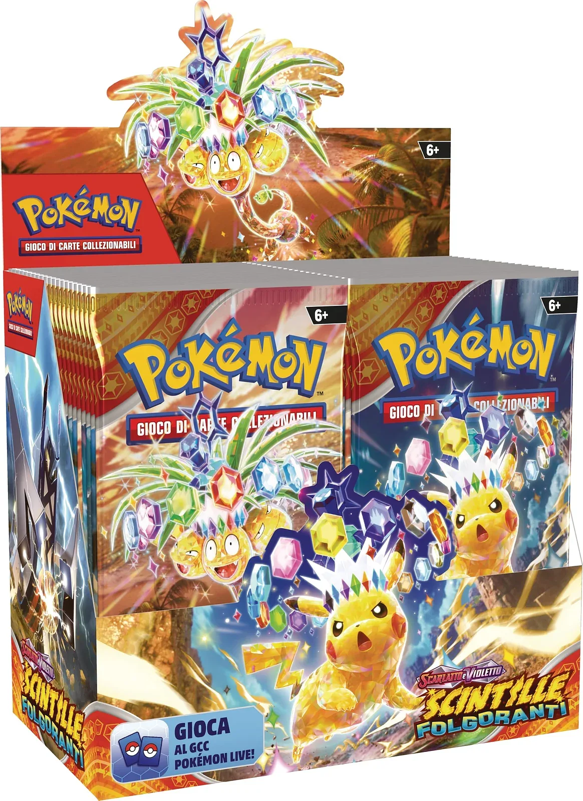 Pokémon GCC Écarlate et Violet Étincelles Déferlantes – Display de 36 boosters (ITA)