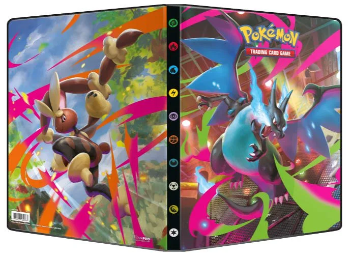 ULTRA PRO Portfolio 9 cases Pokemon MEGAEVO Fiamme Spettrali
