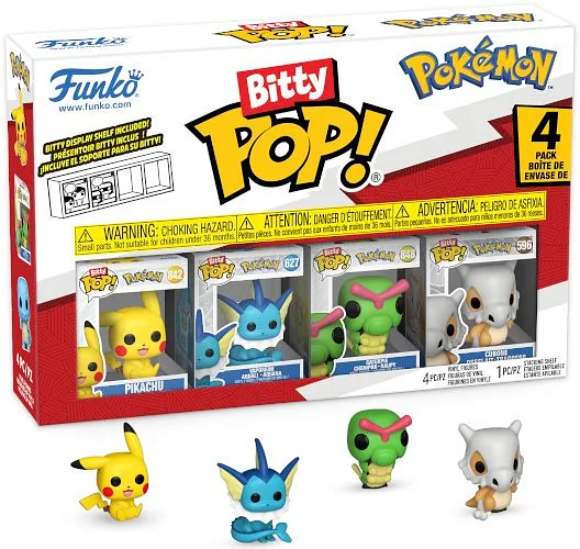 FUNKO BITTY POP 4 Pack Pokemon Pikachu