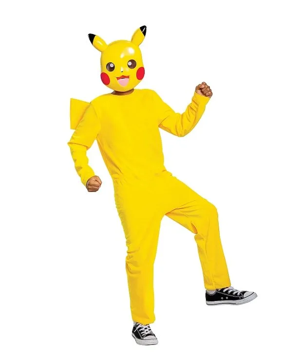 POKÉMON Costume Pikachu Pokemon Costume Classique Jaune S (4-6)