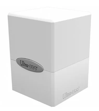 ULTRA PRO - Deck Box 100+ Satin Cube - Arctic White