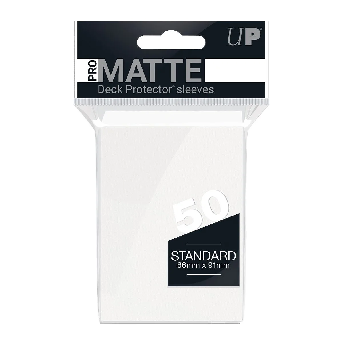 ULTRA PRO - 50 Deck Protector Sleeves Standard PRO-MATTE White