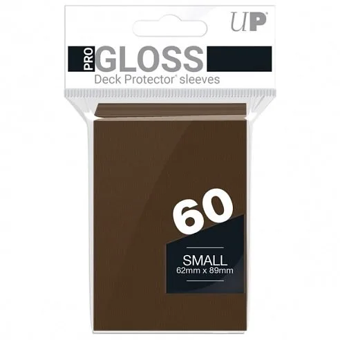 ULTRA PRO - 60 Bustine Small Pro Gloss Brown