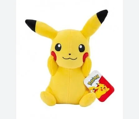 JAZWARES Pokemon: Pikachu (Smiling) - Peluche 20cm
