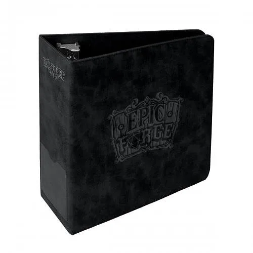 EPIC FORGE 3 D-Ring Binder for collection Card - Black