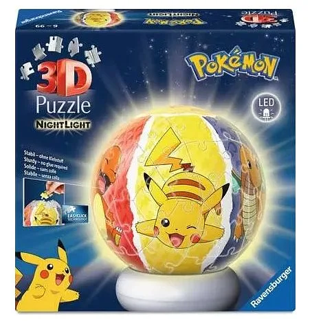 RAVENSBURGER Puzzle 3D Ball Nightlight Pokémon