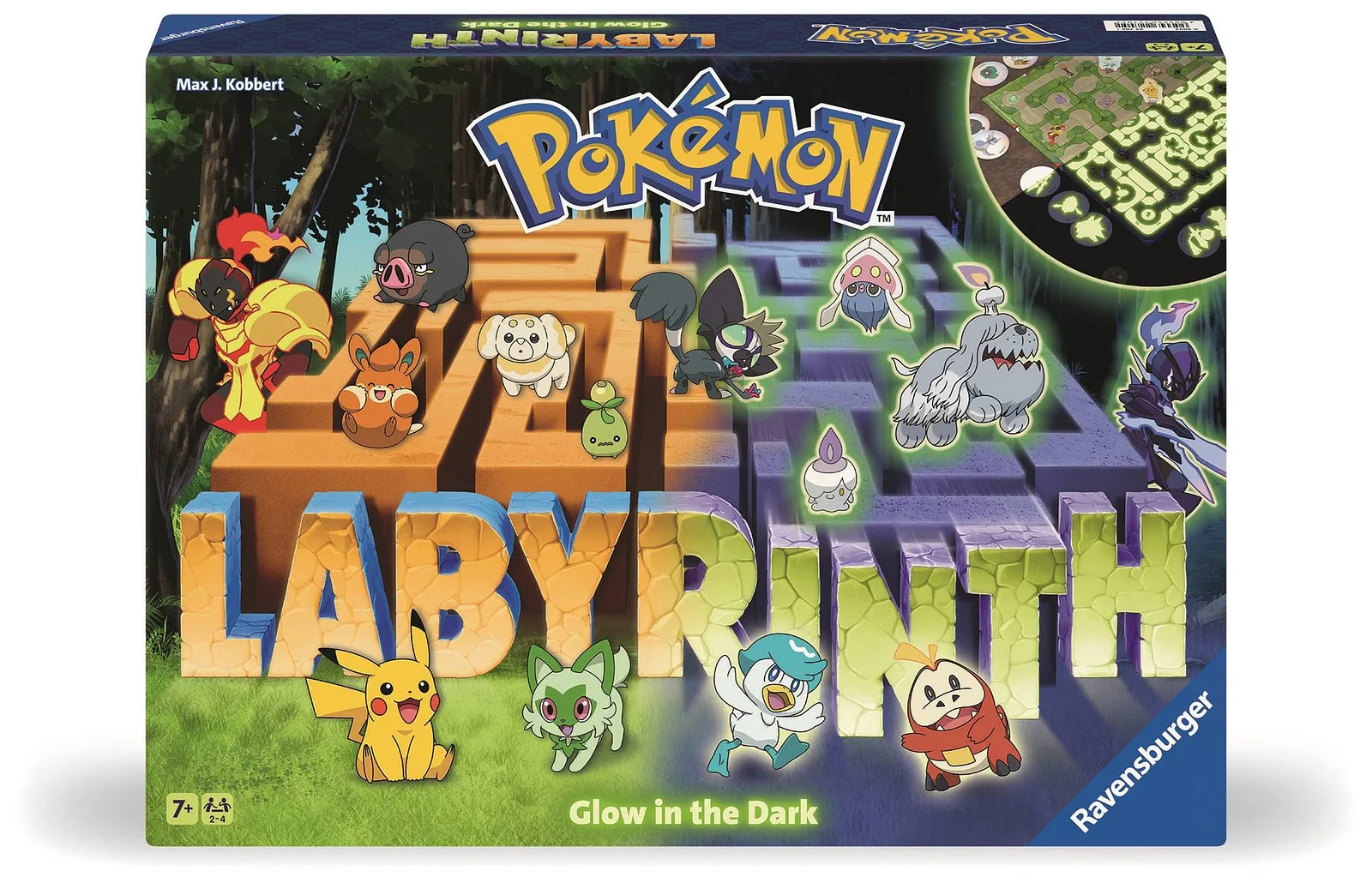 RAVENSBURGER Pokemon Labyrinth Glow in the Dark Labirinto Family