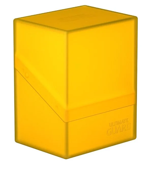 ULTIMATE GUARD Boulder Deck Case 80+ Standard Size Amber