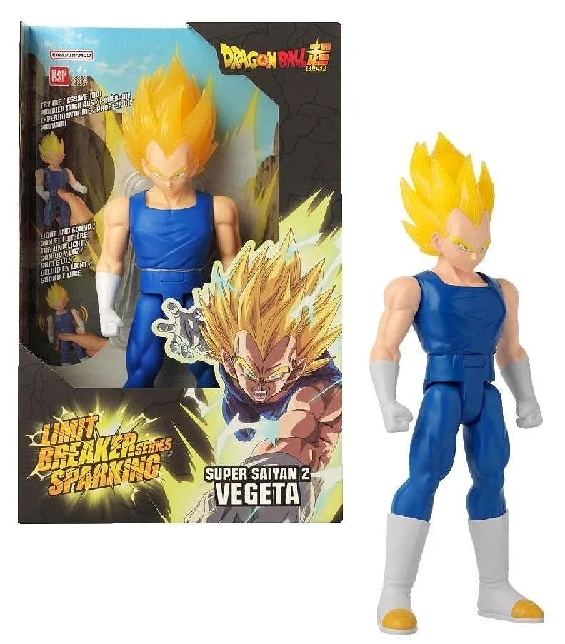 BANDAI RED Dragon Ball: Limit Breaker Sparking - Vegeta Super Sayan 2 30cm