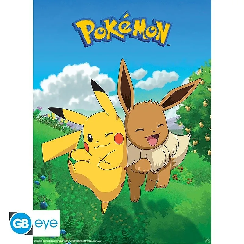 ABYSTYLE POKEMON - Set 2 Poster : "Environments" (52x38)