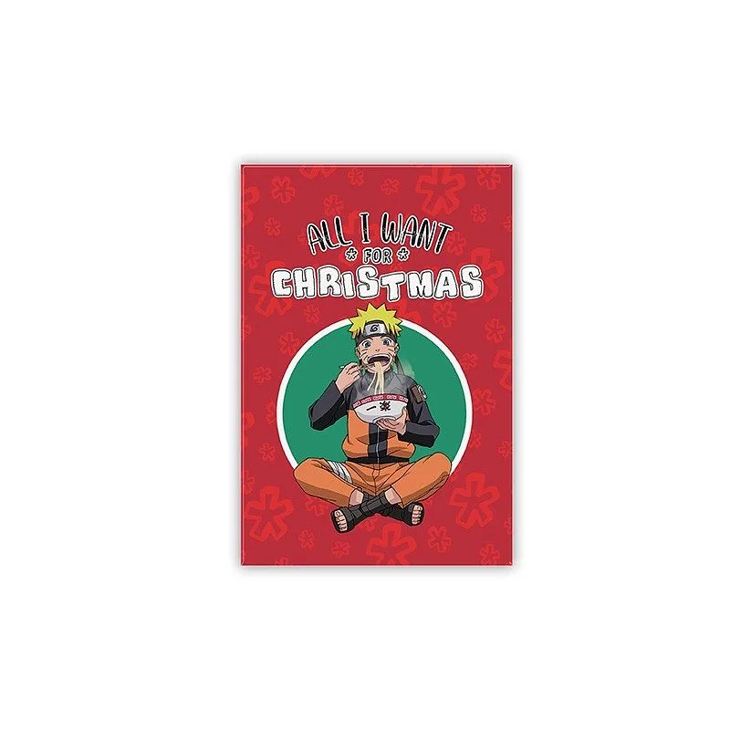 ABYSTYLE NARUTO - Aimant : "Tout ce que je veux pour Noël"